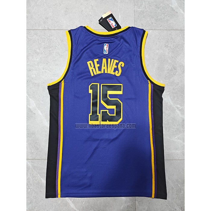Camiseta Los Angeles Lakers Austin Reaves NO 15 Statement 2022-23 Violeta